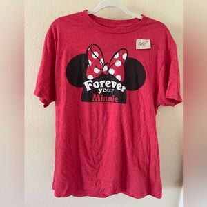 Disney Park’s “Forever your Minnie” T-shirt size L Never Worn
